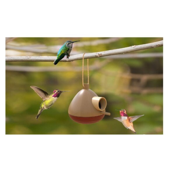 2 pk - Hummingbird Houses - Wooden Birdhouses for Outside - Picture 8 of 9